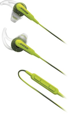 Bose SoundSport Wired Headphones Energy Green - Unused Local