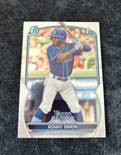 2023 Bowman Chrome Ronny Simon #BCP-112  1st Bowman Tampa Bay Rays