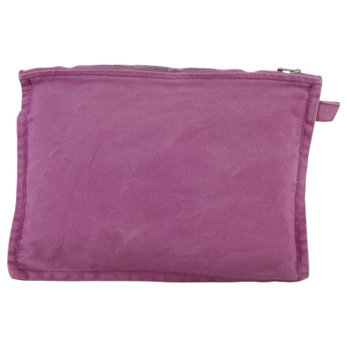 HERMES Bora Bora Pouch MM Pouch Canvas Purple Silver Auth HERMES Bora Bora Pouch MM Pouch Canvas Purple Silver Auth