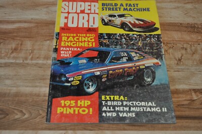 1973 Rare Argus SUPER FORD magazine Falcon Trucks Mustang Thunderbirds PINTO