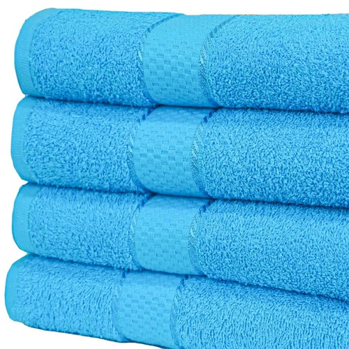 4x Extra Large Bath Sheets 100% Egyptian Cotton 500 GSM Bath Towel 80x140 cm - Picture 16 of 22