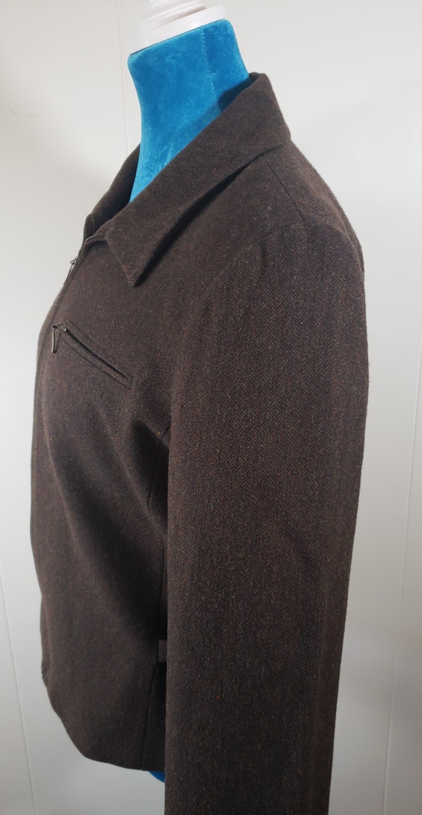 vintage pendleton knockabouts wool brown herringb… - image 3