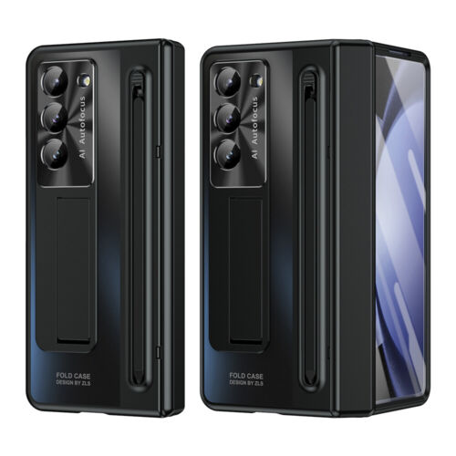 Für Samsung Galaxy Z Fold5 Fold4 Handy Scharnier Glas Case +Stift 360 Hülle Case - Bild 21 von 29
