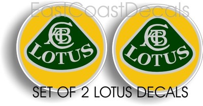 Lotus Racing Sticker 2 LOTUS Racing 4in Vinyl 2 Decals Esprit Decal | eBay