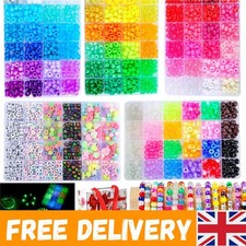 SJZWSD 5 Boxes Bracelet Making Kit Pony Beads, Kandi Beads & Hair Set...