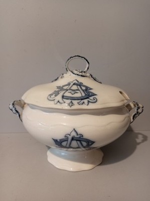 Toller antiker T.C. Brauner Westhead Moore & Co Suppenteller