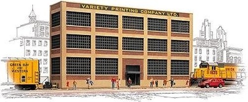Walthers Cornerstone 933-3161 HO Variety Printing Background Building