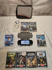 Sony PSP 1006 Console Bundle 4 Games  + Harry Potter UMD Collection