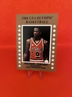 1984 USA Olympic Basketball Michael Jordan Co-Captain Gold Winning Team Card
