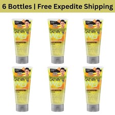 6X Gatsby Water Gloss Tube Wet Look Super Hard Hair Styling Gel Japan 170g Men
