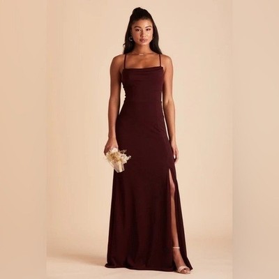 NWT Birdy Grey Ash Dress in Crepe Cabernet