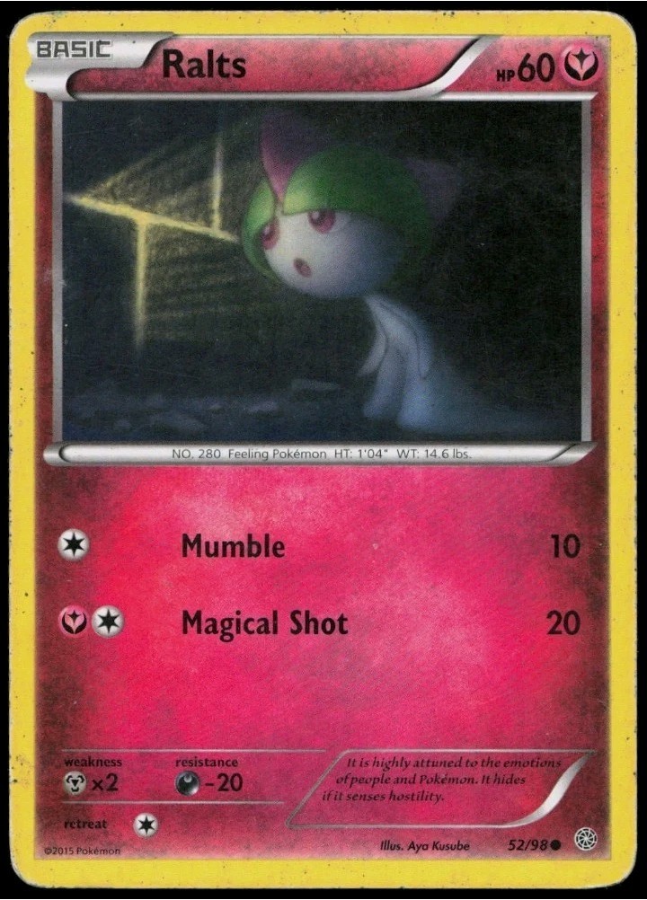 Pokemon TCG Ralts 52/98 Ancient Origins
