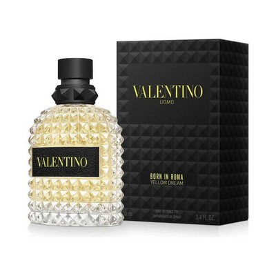 Uomo Born In Roma Yellow Dream by Valentino for men EDT 3.3 / 3.4 oz.
