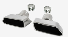 BMW 5 6 SERIES F10 F11 F12 F13 F06 550i 650i Exhaust style tips Chrome