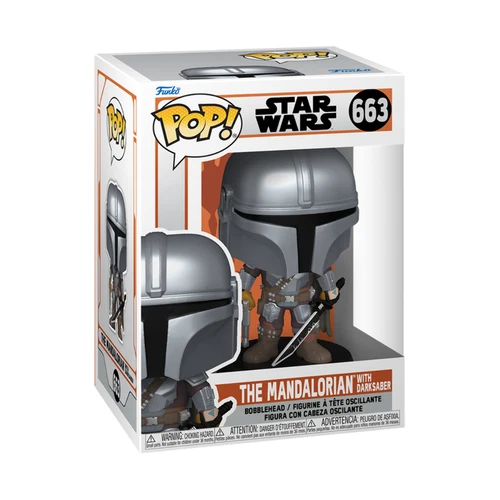 Funko Pop! Star Wars The Mandalorian with Darksaber