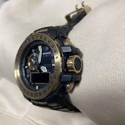 CASIO G-SHOCK GULFMASTER GWN-1000GB-1AJF Black Gold Tough Solar Gebraucht Japan