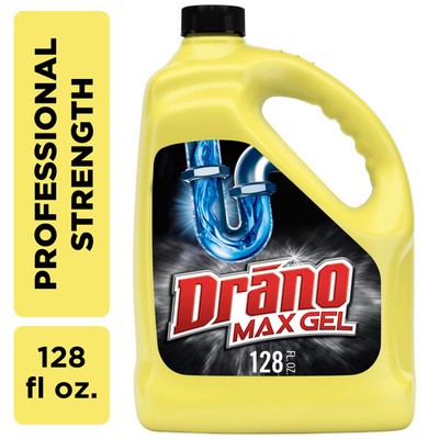 Max Gel Drain Clog Remover, Commercial Line, 128 fl oz