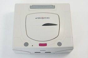 Sega Saturn WHITE Console FREE SHIPPING HST-3220 -NTSC-J CD- Tested System 77138