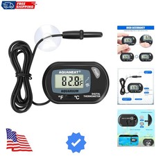 Aquarium Thermometer, Fish Tank Thermometer, Digital Temperature , with Large...