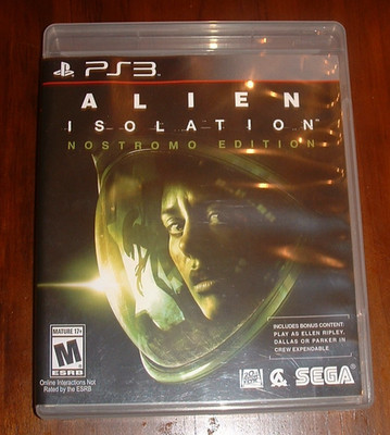 Alien Isolation Nostromo Edition Sony PlayStation 3 PS3 Cib Tested & Working NM