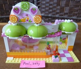 Lego Friends 41035 - HEARTLAKE JUICE BAR - Used - 100% COMPLETE - NO BOX