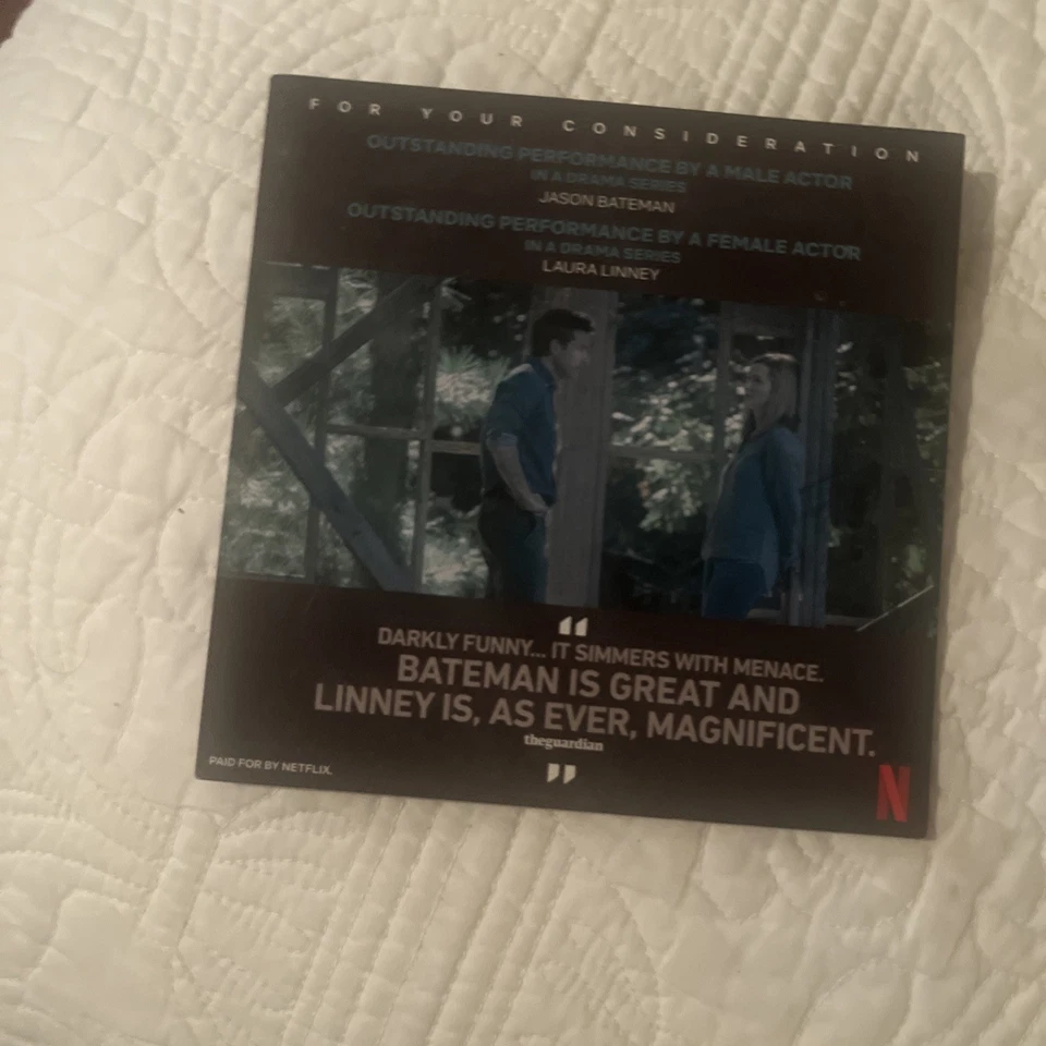 Ozark Season 1, Episode 10, FYC DVD Emmy Promo, Jason Bateman, Netflix* - Image 2 of 2
