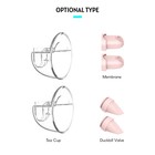 Electric Breast Pump Accessory Includes 2Pcs Duckbill Valve Soft Food-Grade