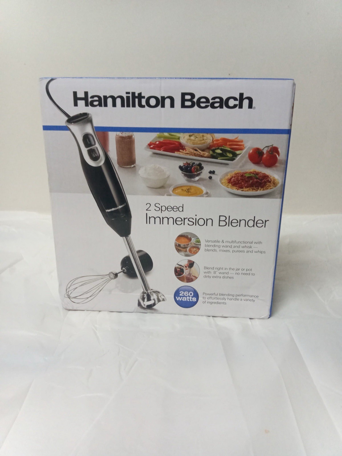 Hamilton Beach 2 - Speed Immersion Blender with Blending Wan