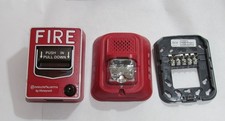 NEW NO BOX FIRE LITE B07-009-PX-2 & System Sensor P4RL Horn Strobe Marked Fire - Fire Alarm Part