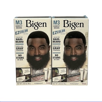 Bigen EZ Color Hair Color for Men  Darkest Brown Kit