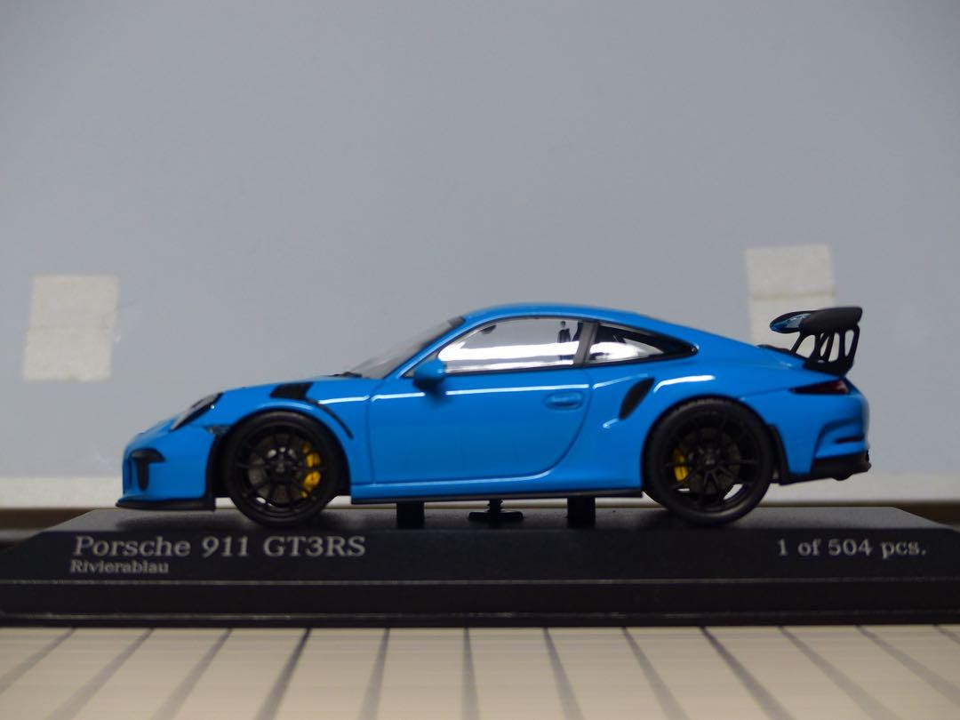 MINICHAMPS ミニチャンプス 991.1 GT3RS リビエラブルー Minichamps 991.1 GT3RS Riviera Blue 1/43 Scale | eBay