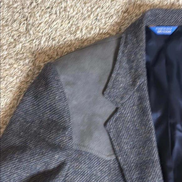 Abrigo Traje Vintage Pendleton Gris Negro Clásico Gamuza Lana Hecho en EE. UU. Talla 40 Preppy Foto 2 de 4