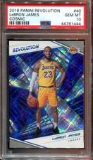 2018-19 Revolution Cosmic #40 LeBron James card /100 PSA 10