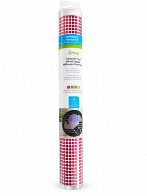 Cricut Premium Vinyl Mixed Mosaic Christmas 6 Bögen 30,5 cm permanent