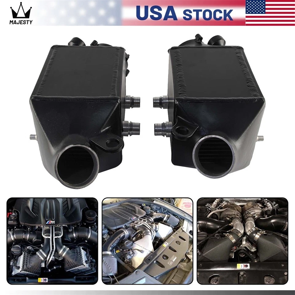 Twin Charge-Air-Cooler Set for BMW M5 (F10) & M6 (F06/12/13) Black - Imagem 3 de 4