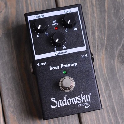 Sadowsky SAC PED SBP 2 V2 Bass Preamp Compact Effects Pedal DS08657780