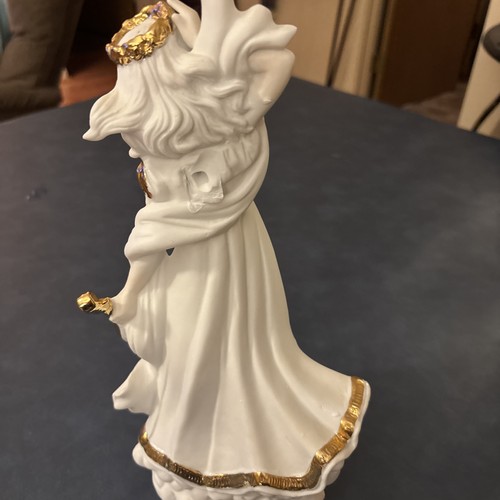 SASCO Crowned Angel Figurine With Lute 13” Tall - Picture 6 of 7