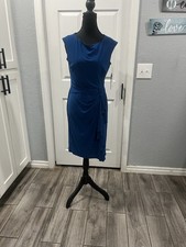 Chaps Blue Dress Size Petite Medium