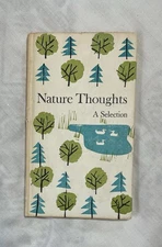 Vintage Peter Pauper Press - Nature Thoughts A Selection - HC 1965  Anthology
