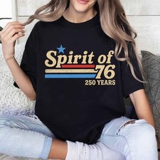 Spirit of 76 Shirt, USA 250 Anniversary Shirt...