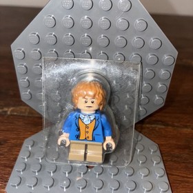 LEGO The Hobbit Bilbo Baggins DVD Blue Coat Minifigure 2013 Exclusive LOR057