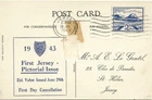 Jersey 1943 2.1/2d Blue Illustrated FDC with Jersey Wavy Line to St Helier