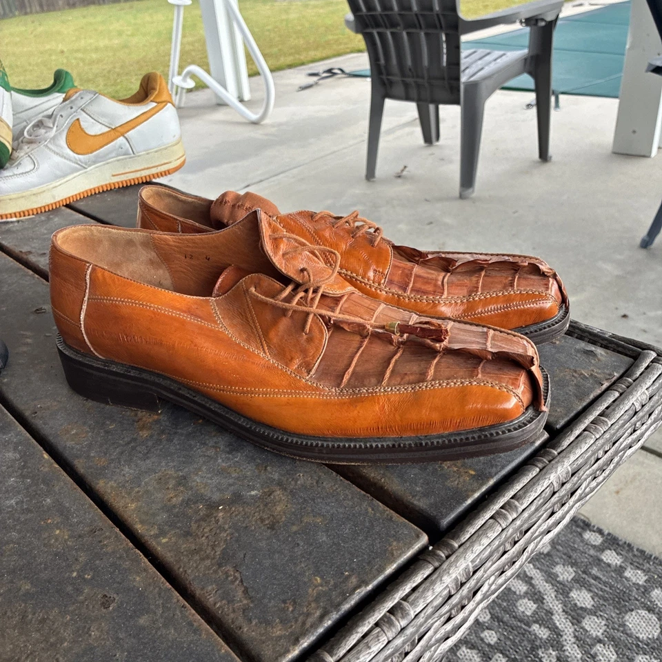 Romano Exotic Alligator Dress Shoes - Image 4 of 4
