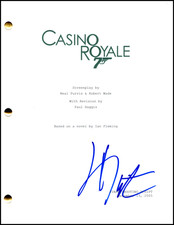 Jeffrey Wright Signed Autograph James Bond Casino Royale Movie Script Screenplay