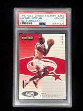 MICHAEL JORDAN 1997 Upper Deck Collector's Choice All Starquest #AS6 PSA 10