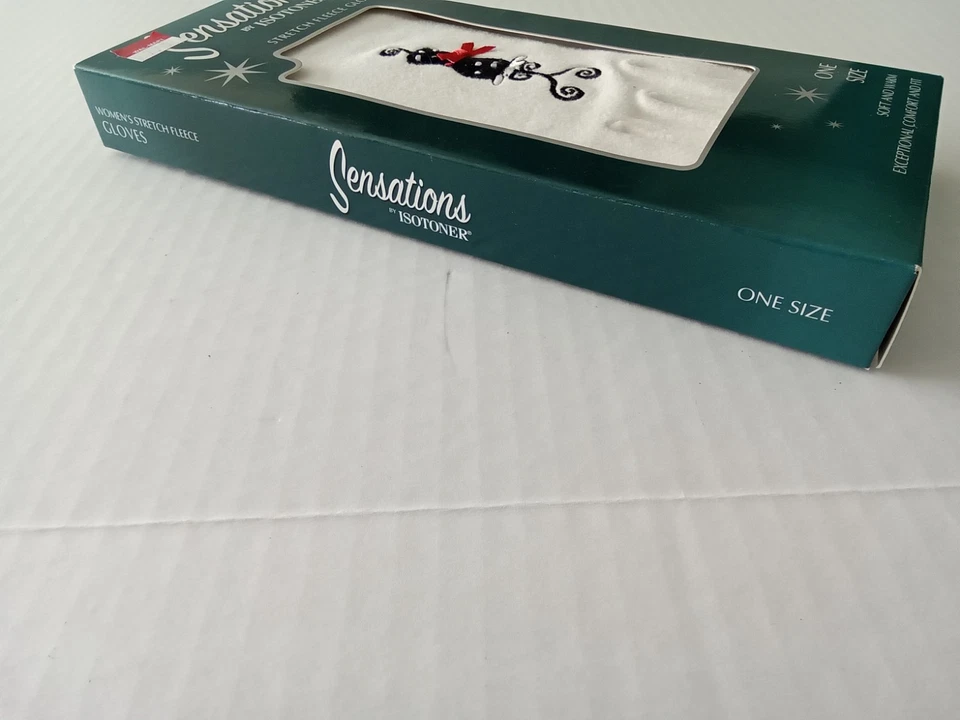 Sensations Isotoner Maniquí Elastizado Polar Guantes Blanco Talla Única Mujer Nuevo Foto 3 de 4