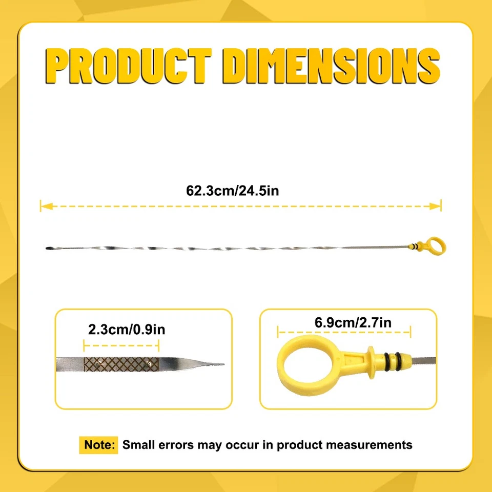 Manija de varilla de nivel de inmersión de varilla de medición de aceite para Chevrolet Suburban 2015-2020 12643278 Foto 4 de 4