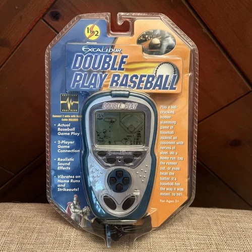 New Excalibur Double Play Baseball Handheld Sports Game Sealed