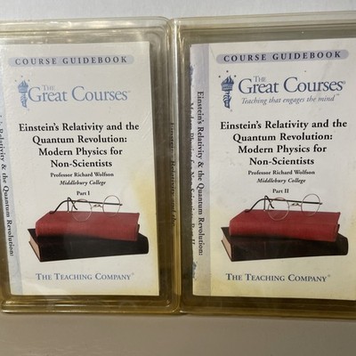 Great Courses: Einstein's Relativity Audio Cassettes Part 1 & 2