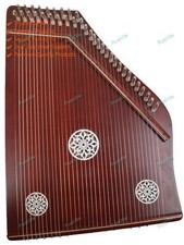 Swarmandal 36 Strings Surmandal For Meditation with Carry Box, Tuning Spanner